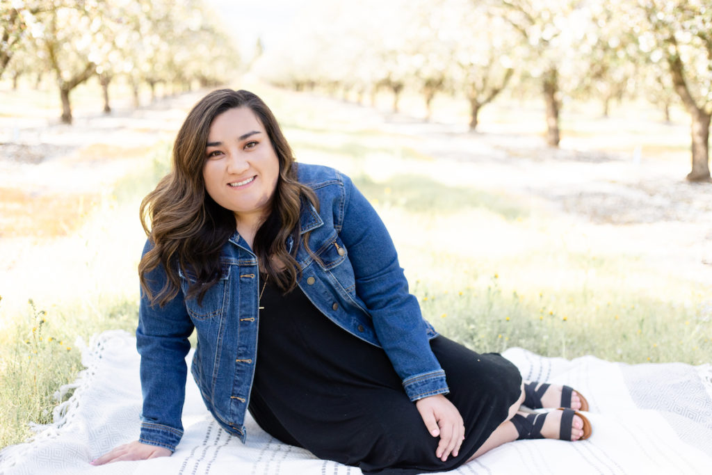 almond blossom, senior portraits, senior session, college graduate, college portraits, central valley photography, willow vogt photography
