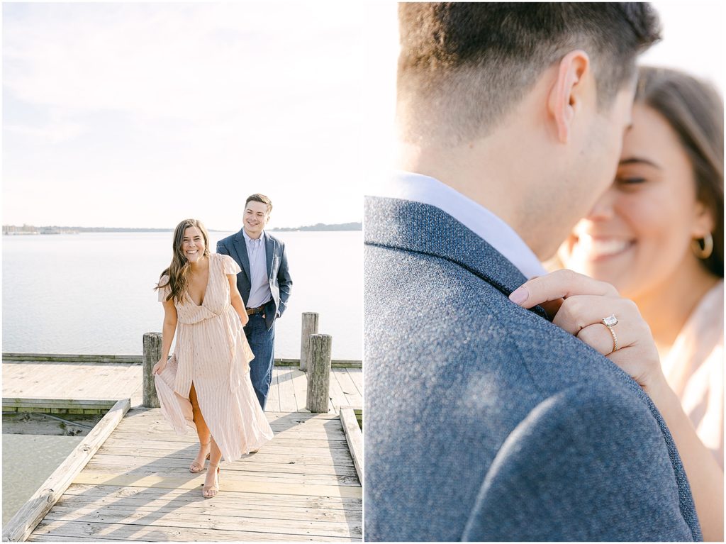 Engagement session at white rock lake in dallas/ft. worth, texas with photographers Willow and Kameron Vogt