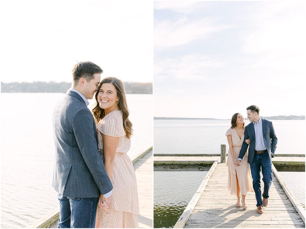Aggie Engagement session at white rock lake in dallas/ft. worth, texas with photographers Willow and Kameron Vogt